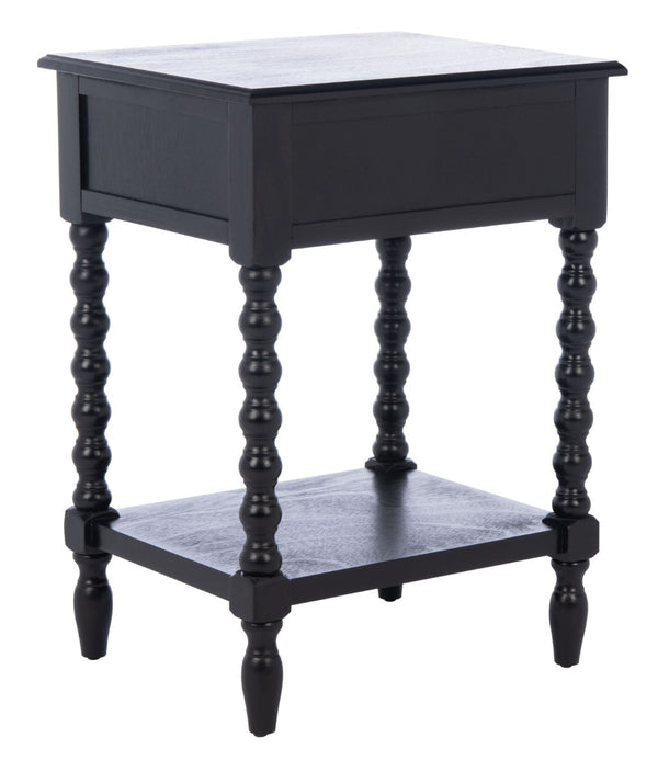 Safavieh Athena Accent Table - Classic Farmhouse Charm With Modern Design For Stylish Living Spaces And Storage Black ACC5703B