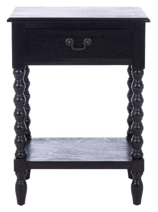 Safavieh Athena Accent Table - Classic Farmhouse Charm With Modern Design For Stylish Living Spaces And Storage Black ACC5703B