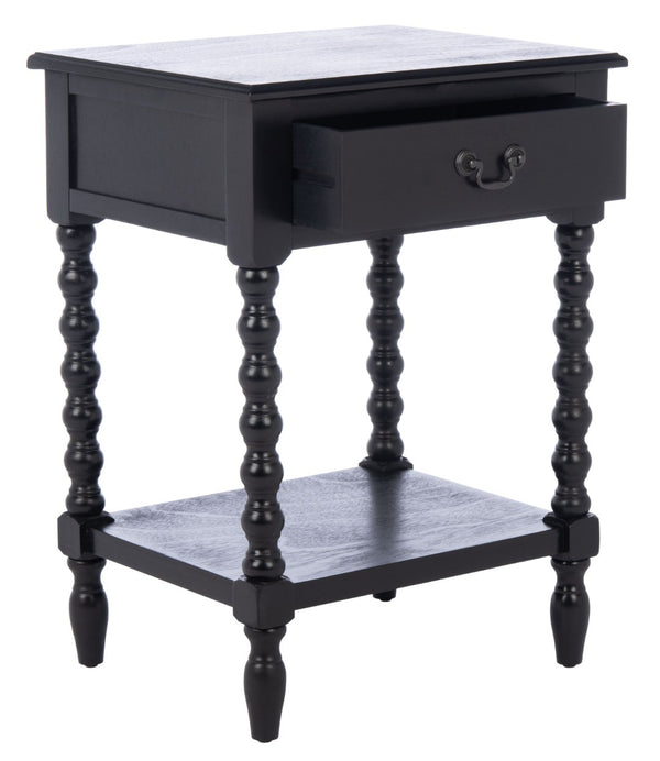 Safavieh Athena Accent Table - Classic Farmhouse Charm With Modern Design For Stylish Living Spaces And Storage Black ACC5703B