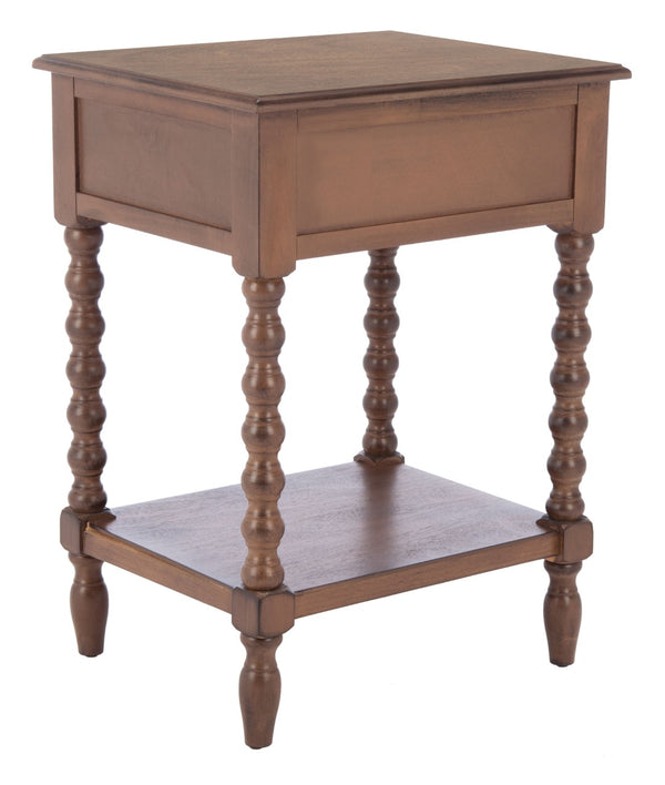 Safavieh Athena Accent Table - Classic Farmhouse Charm With Modern Design For Stylish Living Spaces And Storage Brown ACC5703C