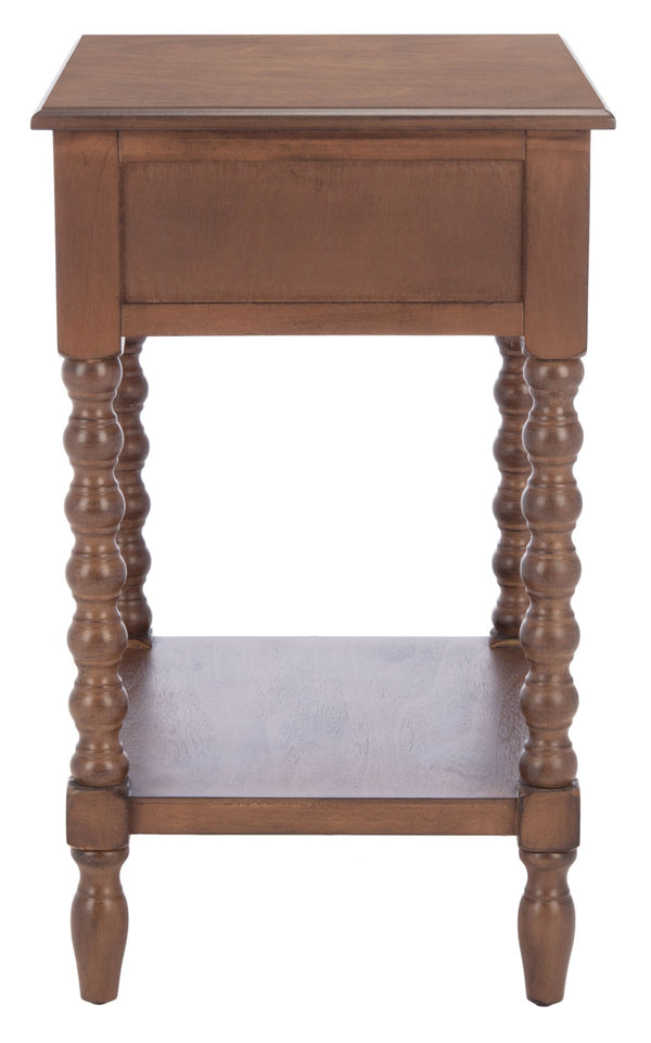 Safavieh Athena Accent Table - Classic Farmhouse Charm With Modern Design For Stylish Living Spaces And Storage Brown ACC5703C