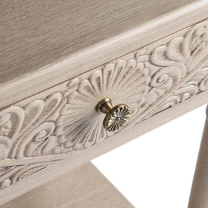 Safavieh Josie Elegant 1-Drawer Accent Table With Floral Carvings – Perfect For Living Rooms And Bedrooms ACC5706B