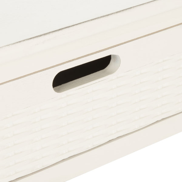 Safavieh Landers 1 Drawer Accent Table – Farmhouse Charm With Turned Legs And Versatile Storage For Every Room Distressed White ACC5708A