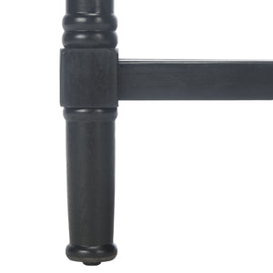 Safavieh Filbert Elegant Accent Table With Geometric Shelf And Drawer - Timeless Charm For Any Room Style Black ACC5711B