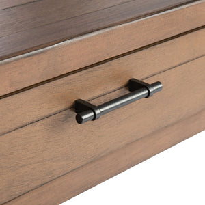 Safavieh Filbert Elegant Accent Table With Geometric Shelf And Drawer - Timeless Charm For Any Room Style Brown ACC5711C
