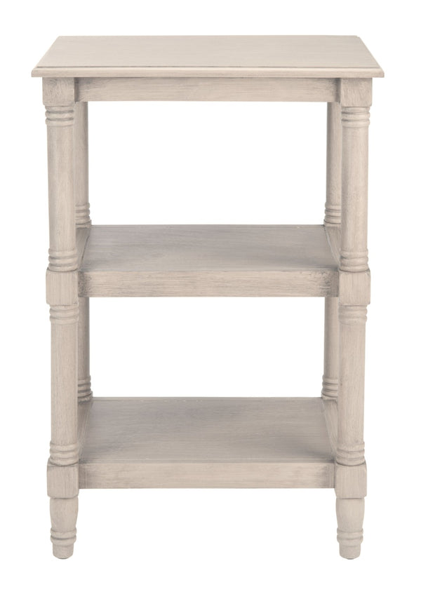 Safavieh Cassie 3-Shelf Accent Table – Timeless Elegance For Stylish Storage In Any Room Or Decor Style Greige ACC5715A