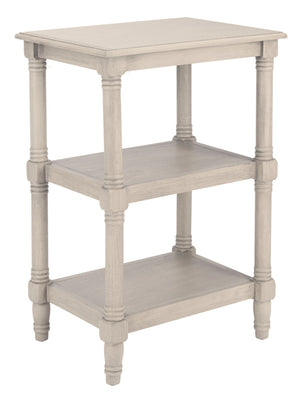 Safavieh Cassie 3-Shelf Accent Table – Timeless Elegance For Stylish Storage In Any Room Or Decor Style Greige ACC5715A