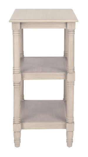 Safavieh Cassie 3-Shelf Accent Table – Timeless Elegance For Stylish Storage In Any Room Or Decor Style Greige ACC5715A
