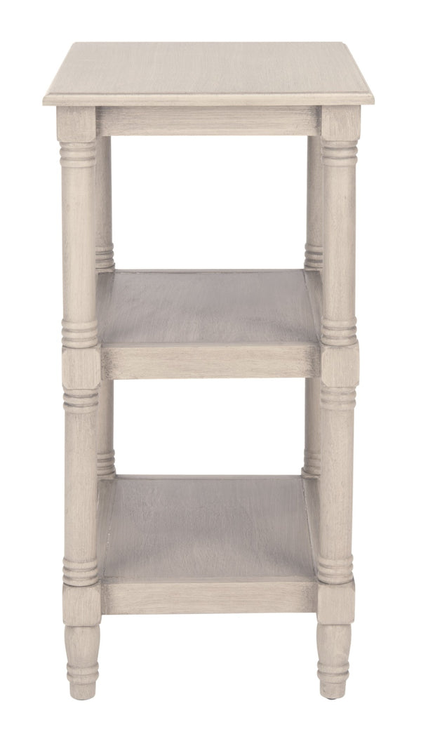 Safavieh Cassie 3-Shelf Accent Table – Timeless Elegance For Stylish Storage In Any Room Or Decor Style Greige ACC5715A