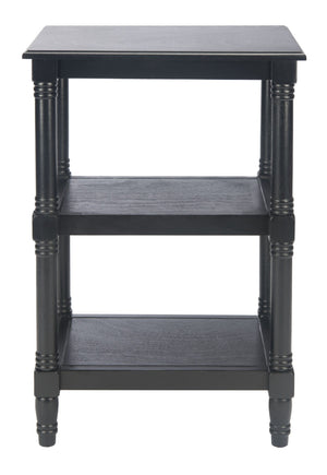Safavieh Cassie 3-Shelf Accent Table – Timeless Elegance For Stylish Storage In Any Room Or Decor Style Black ACC5715B