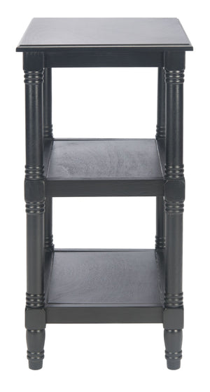 Safavieh Cassie 3-Shelf Accent Table – Timeless Elegance For Stylish Storage In Any Room Or Decor Style Black ACC5715B
