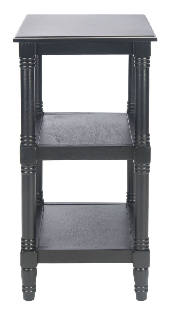 Safavieh Cassie 3-Shelf Accent Table – Timeless Elegance For Stylish Storage In Any Room Or Decor Style Black ACC5715B