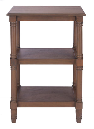 Safavieh Cassie 3-Shelf Accent Table – Timeless Elegance For Stylish Storage In Any Room Or Decor Style Brown ACC5715C