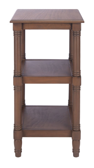 Safavieh Cassie 3-Shelf Accent Table – Timeless Elegance For Stylish Storage In Any Room Or Decor Style Brown ACC5715C