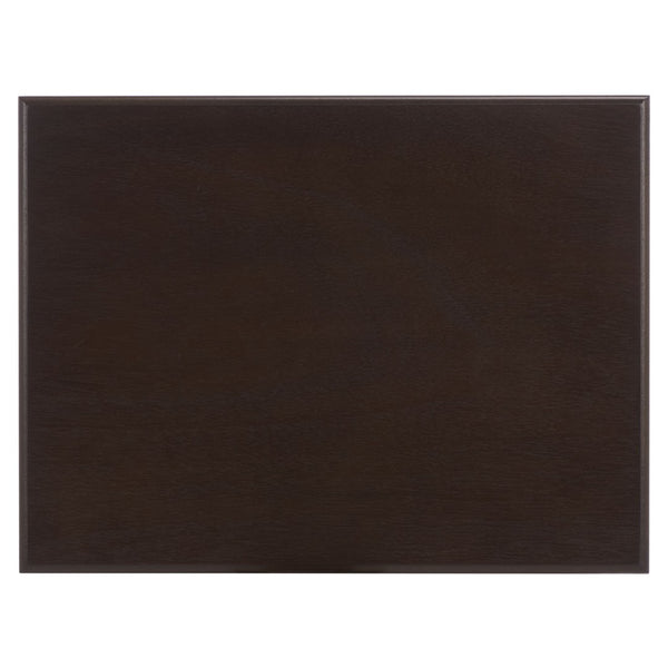 Safavieh CASSIE Three-Shelf Accent Table for Timeless Charm and Practical Storage in Any Room Decor Dark Chocolate ACC5715D