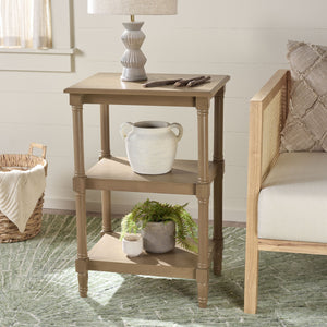 Safavieh Cassie 3-shelf Accent Table In Dark Chocolate - Stylish Storage For Heirlooms & Decor Enhancements Desert Brown Pine,Mdf Acc5715j