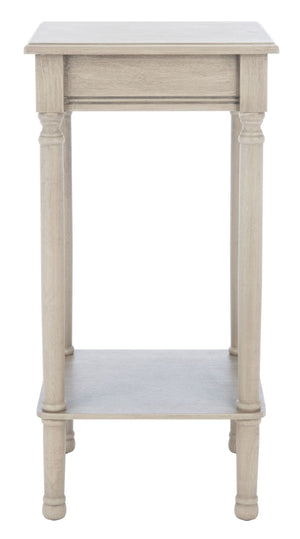 Safavieh Tinsley Square Accent Table - Versatile Sculptural Design With Timeless Craftsmanship For Any Space Greige ACC5716A