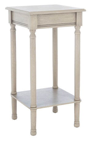 Safavieh Tinsley Square Accent Table - Versatile Sculptural Design With Timeless Craftsmanship For Any Space Greige ACC5716A