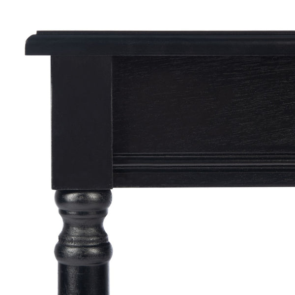 Safavieh Tinsley Square Accent Table - Versatile Sculptural Design With Timeless Craftsmanship For Any Space Black ACC5716B