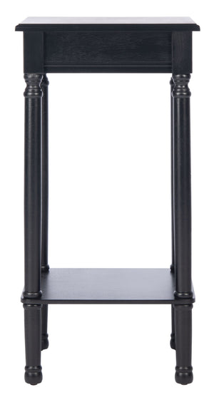 Safavieh Tinsley Square Accent Table - Versatile Sculptural Design With Timeless Craftsmanship For Any Space Black ACC5716B