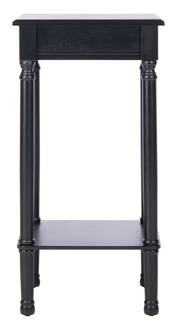 Safavieh Tinsley Square Accent Table - Versatile Sculptural Design With Timeless Craftsmanship For Any Space Black ACC5716B