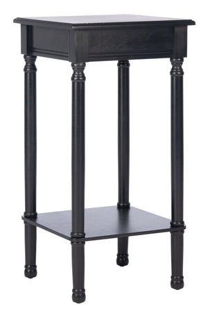 Safavieh Tinsley Square Accent Table - Versatile Sculptural Design With Timeless Craftsmanship For Any Space Black ACC5716B