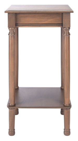 Safavieh Tinsley Square Accent Table - Versatile Sculptural Design With Timeless Craftsmanship For Any Space Brown ACC5716C