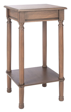 Safavieh Tinsley Square Accent Table - Versatile Sculptural Design With Timeless Craftsmanship For Any Space Brown ACC5716C