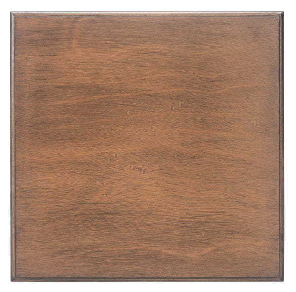Safavieh Tinsley Square Accent Table - Versatile Sculptural Design With Timeless Craftsmanship For Any Space Brown ACC5716C