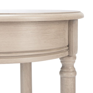 Safavieh Tinsley Round Accent Table - Timeless Design With Turned Legs, Versatile For Any Space Or Style Greige ACC5717A