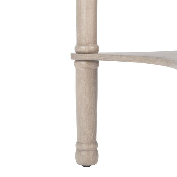 Safavieh Tinsley Round Accent Table - Timeless Design With Turned Legs, Versatile For Any Space Or Style Greige ACC5717A