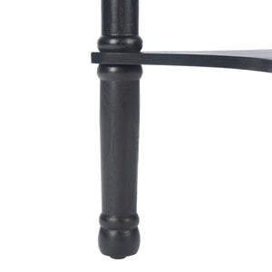 Safavieh Tinsley Round Accent Table - Timeless Design With Turned Legs, Versatile For Any Space Or Style Black ACC5717B