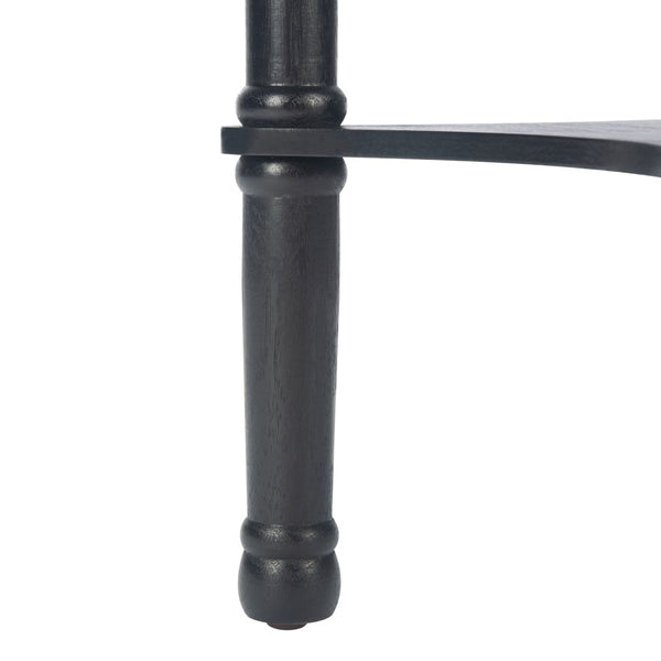 Safavieh Tinsley Round Accent Table - Timeless Design With Turned Legs, Versatile For Any Space Or Style Black ACC5717B