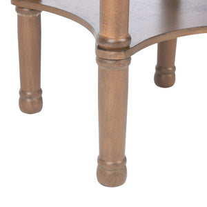 Safavieh Tinsley Round Accent Table - Timeless Design With Turned Legs, Versatile For Any Space Or Style Brown ACC5717C