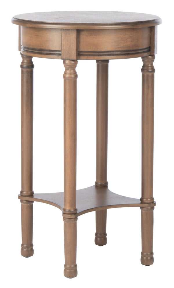 Safavieh Tinsley Round Accent Table - Timeless Design With Turned Legs, Versatile For Any Space Or Style Brown ACC5717C