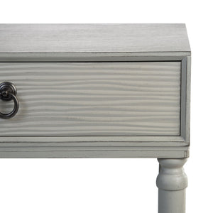 Safavieh Mabel Timeless French Country Accent Table With Elegant Teardrop Drawer For Stylish Storage Solutions Distressed Grey ACC5721B