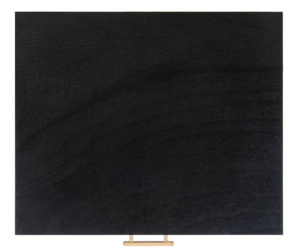 Safavieh Estella Elegant Accent Table With Classic Carved Legs And Modern Drawer For Stylish Homes And Spaces Black ACC5722B