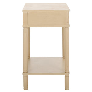 Safavieh Thurston Compact Accent Table With 1 Drawer – Modern Design For Smart Storage In Small Spaces Natural ACC5723A