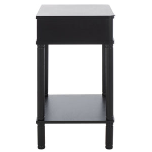 Safavieh Thurston Compact Accent Table With 1 Drawer – Modern Design For Smart Storage In Small Spaces Matt Black ACC5723B