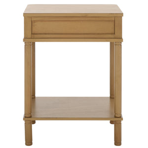 Safavieh Thurston Compact Accent Table With 1 Drawer – Modern Design For Smart Storage In Small Spaces Desert Brown ACC5723C