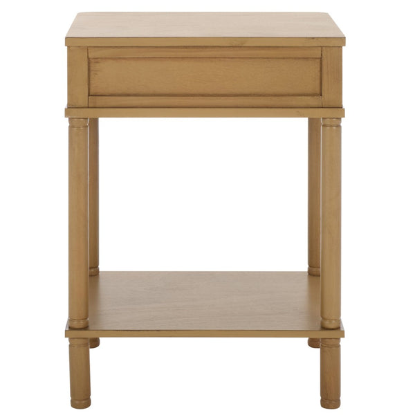 Safavieh Thurston Compact Accent Table With 1 Drawer – Modern Design For Smart Storage In Small Spaces Desert Brown ACC5723C