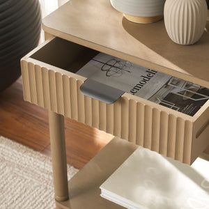 Safavieh Thurston Compact Accent Table With 1 Drawer – Modern Design For Smart Storage In Small Spaces Desert Brown ACC5723C