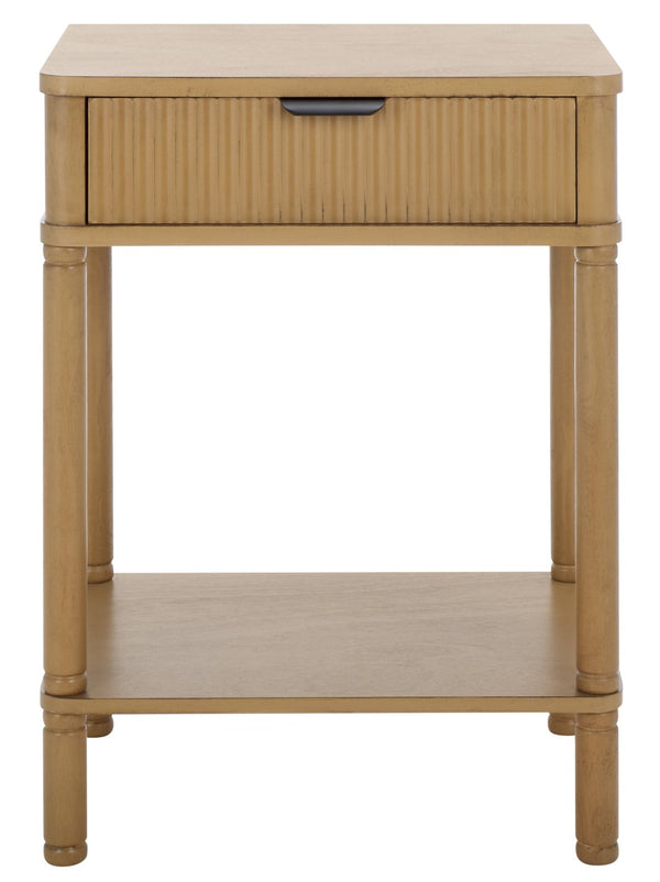 Safavieh Thurston Compact Accent Table With 1 Drawer – Modern Design For Smart Storage In Small Spaces Desert Brown ACC5723C