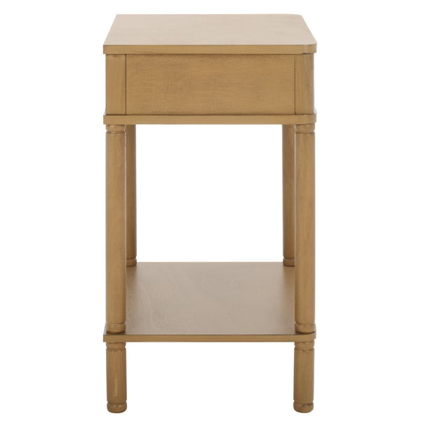 Safavieh Thurston Compact Accent Table With 1 Drawer – Modern Design For Smart Storage In Small Spaces Desert Brown ACC5723C