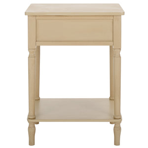 Safavieh Haven Top Drawer Accent Table - Elegant Storage Solution For Your Home With Timeless Style And Charm Natural Wood Acc5724a