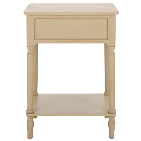 Safavieh Haven Top Drawer Accent Table - Elegant Storage Solution For Your Home With Timeless Style And Charm Natural Wood Acc5724a