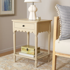 Safavieh Haven Top Drawer Accent Table - Elegant Storage Solution For Your Home With Timeless Style And Charm Natural Wood Acc5724a