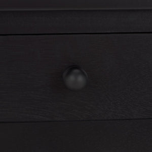 Safavieh Haven Top Drawer Accent Table - Elegant Storage Solution For Your Home With Timeless Style And Charm Matte Black , Wood Acc5724b
