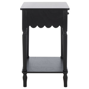 Safavieh Haven Top Drawer Accent Table - Elegant Storage Solution For Your Home With Timeless Style And Charm Matte Black , Wood Acc5724b