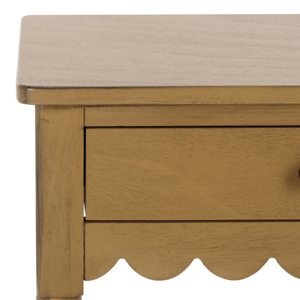 Safavieh Haven Top Drawer Accent Table - Elegant Storage Solution For Your Home With Timeless Style And Charm Desert Brown Wood Acc5724c